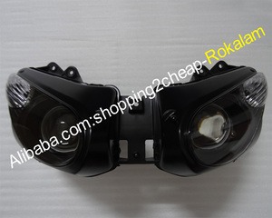Conjunto de faros delanteros para Kawasaki ZX10R <span class=keywords><strong>06</strong></span> 07 ZX-<span class=keywords><strong>10R</strong></span> 2006 2007 ZX <span class=keywords><strong>10R</strong></span>, lámpara deportiva, piezas de posventa - Product Image 1