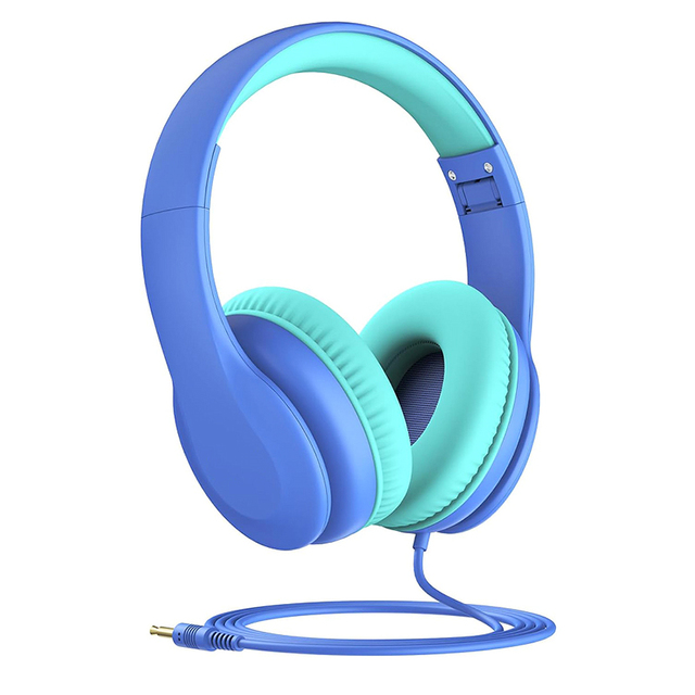 Factory Wholesale Kids Over-Ear Wired Headphones Soft Comfortable IPX-4 Foldable Headset