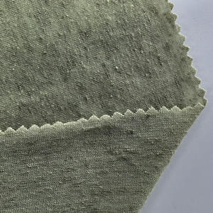 Vente en gros <span class=keywords><strong>de</strong></span> <span class=keywords><strong>tissu</strong></span> <span class=keywords><strong>jersey</strong></span> léger en polyester 85%, rayé, teint en fil, mélangé, polyester et <span class=keywords><strong>lin</strong></span>, 150GSM 15% pour femmes - Product Image 5