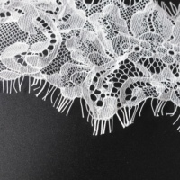 Dentelle française en nylon 100% personnalisée, dentelle florale sexy, dentelle élastique en voile pour accessoires vestimentaires, bricolage de sous-vêtements et de soutien-gorge