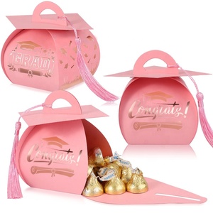 DAMAI Customization Graduation Gift <b>Box</b> 2024 Graduation Hat Candy <b>Box</b> Graduation Theme <b>Party</b> Event Supplies - Product Image 2