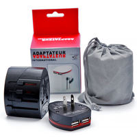 Prise électrique Chargeur Usb Adaptateur de voyage Multi Plug 100-240V Adaptateur 3 voies Multi Plug Adaptateur Prise Universel Voyage