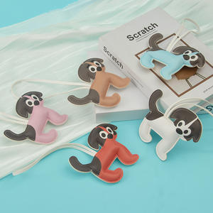 Porte-monnaie de luxe en PU Mengda avec breloques <span class=keywords><strong>Beagle</strong></span> et Corgi en alliage de zinc, accessoire léger pour la Journée de la Terre - Product Image 4