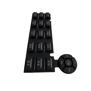 Teclado de borracha de silicone para equipamentos médicos, teclado de borracha de silicone com condutividade de carbono, interruptor de membrana de comprimidos, teclado OEM