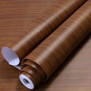 Papier peint <span class=keywords><strong>autocollant</strong></span> moderne imperméable à l'eau avec texture bois pour armoires de cuisine et revêtement <span class=keywords><strong>vinyle</strong></span> pour salon, <span class=keywords><strong>autocollant</strong></span> pour meubles - Product Image 4