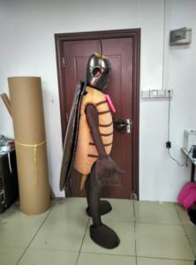 Costume de mascotte de <span class=keywords><strong>cafard</strong></span> pour adulte, divertissement, usage commercial - Product Image 4