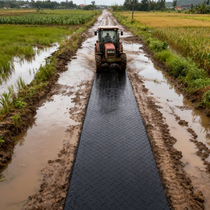 Prevent Soil Compaction Durabase Oil Field Temporary Ground protection ...