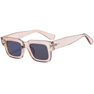 <span class=keywords><strong>Precios</strong></span> de Fábrica al por Mayor, Gafas de Sol Cuadradas con Marco Grueso para Hombre y Mujer, Diseño Italiano de Lujo, Protección UV400 CE Cat 3, Novedad de Moda 2023 - Product Image 3