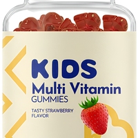 Gummies multivitaminées pour enfants saveur fraise, 60 unités, supplément vitaminique et minéral, bonbons gommeux, certifiés GMP, améliore la santé