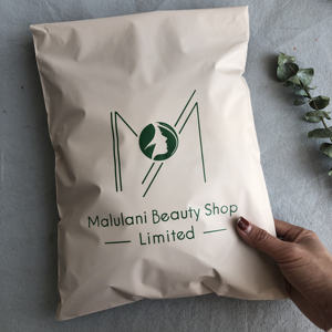 Bolsas de Correo Personalizadas con su Propio Logotipo, Bolsas de Correo Biodegradables de Poliéster Mate Beige, Bolsa de Envío de Poliéster - Product Image 6