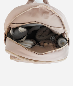 Nouveau design vintage, sac à dos de voyage thermique imperméable, sac à <span class=keywords><strong>langer</strong></span> tendance, <span class=keywords><strong>lit</strong></span> pliant pour bébé, matériau PU pour parents occupés - Product Image 4