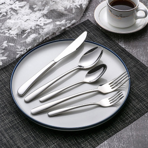 Dao Kéo Thương Mại Sang Trọng Có Thể Tùy Chỉnh Tại Nhà Máy Bộ Đồ Dùng Bạc Vàng Đen Mờ Bằng Thép Không Gỉ - Product Image 1