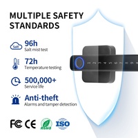 OYO Serrures biométriques à mortaise européennes/ANSI Serrure de porte à carte-clé d'hôtel Rfid de haute sécurité Serrure intelligente avec empreinte digitale