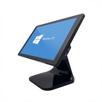 RUINAI RN-X 15,6 pouces, terminal de point de vente tout-en-un à écran tactile unique, moniteur, caisse enregistreuse, Intel I3 3ème génération, Android/Windows 10, Wi-Fi 6