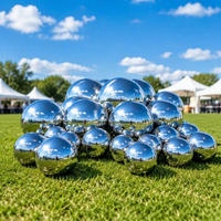 Ballon miroir en PVC coloré à vente chaude 100 cm Boules miroir brillantes Sphère miroir gonflable pour décoration