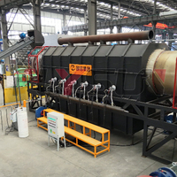 Four de carbonisation continu à économie d'énergie, haute capacité, pour la fabrication de charbon de bois à partir de balles de riz, avec alimentation automatique et système d'étanchéité