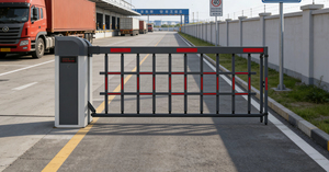 Barrière escamotable à levage par hélicoptère en acier laminé à froid épais, avec moteur électrique sans balais et boîtier intégré - Product Image 5