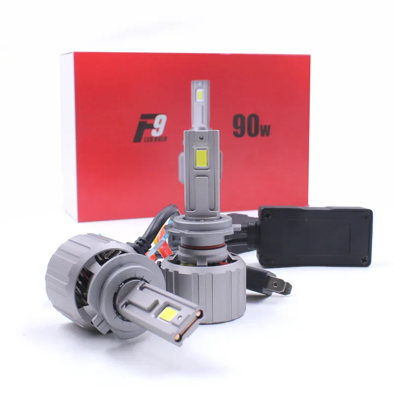 Newest 180W 16000LM F9 Auto System Lighting LED Bulb H4 High Power H1 H7 H11 9005 9006 H13 H3 880 E10 H4 LED Car Headlight