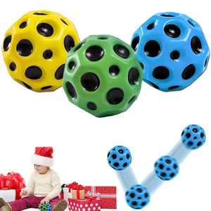 6cm Weltraumball super hoch hüpfender leichtester Lustluft Mondball Kautschukschaumball für Kinder Spielzeug