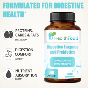 Manufacturer Factory Triple Action Formula Herbal <b>Blend</b> Supplement Balance Gut Flora Adult Digestive Enzyme and Probiotics - Product Image 4