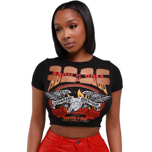 Camicia da donna Vintage Rock Music Band, magliette Casual estive a maniche corte per angosciato - Product Image 5