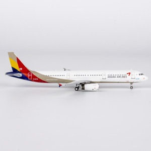 1/400 Hana Airlines <span class=keywords><strong>A321</strong></span>-200โมเดลเครื่องบินผสม HL8278/HL8279 - Product Image 4