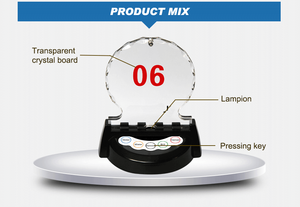 Timbre de llamada de mesa de <span class=keywords><strong>restaurante</strong></span> con zumbador de servicio inalámbrico de 433,92 MHz - Product Image 5