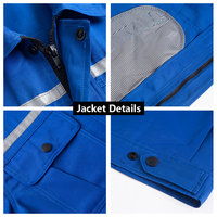 Vêtements de charbonnage industriels résistants aux produits chimiques Protection de la sécurité Uniforme de travail antiacide Vêtements de travail alcalins anti-acides