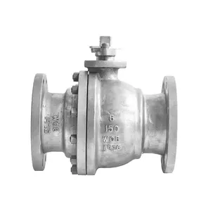 API6d Flanged Floating Type Class 150 6inch Carbon Steel A216 Wcb Ball Valve Bola Valvulas