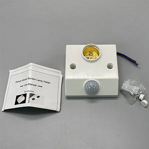 Hot Sale E27 Kunststoff Lampen fassung PIR Bewegungs sensor LED - Product Image 6