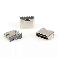 Conector USB Tipo-C Hembra/Macho, Enchufe SMD con Interfaces de 2P/6P/14P/16P/24P para Carga Rápida