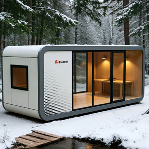 Casa Mobile di Lusso Personalizzata Apple Cabin 20ft/40ft Prefabbricata Modulo Casa Tiny <span class=keywords><strong>Bungalow</strong></span> Impermeabile <span class=keywords><strong>in</strong></span> <span class=keywords><strong>Vendita</strong></span> - Product Image 5