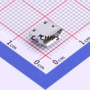 MICRO-01-G2P2-A1T2 USB Connector SMD Connector ( Connector Type: Micro-B )( Protocol Standard: USB 2.0 )( Gender: Female ) - Product Image 1