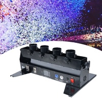 Machine Canon à Poudre et Confettis de Révélation du Sexe DMX Télécommandée 4 Trous, Lanceur Électronique pour Bar et Accessoires de Fête