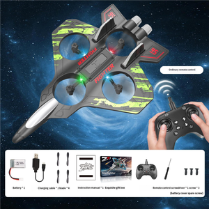 Drone RC prêt à l'emploi pour enfants débutants, gris, en EVA résistant aux chocs, 6 canaux, retour automatique, HD 1080P, 2,4 GHz, économique - Product Image 3