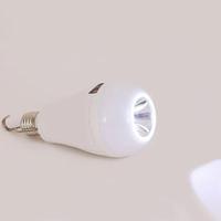 Lampe de secours et lampe torche LED AC avec télécommande, culot E27, ampoule de secours en plastique, 6500K, angle de faisceau de 360° pour usage résidentiel