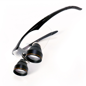 2.5X TTL Khung Kính <span class=keywords><strong>Magnifier</strong></span> Độ Phân Giải Cao Ống Nhòm Đèn Pha Loupe cho Nha Khoa - Product Image 4