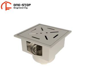 Drain de sol en acier inoxydable robuste pour l'industrie manufacturière et les abattoirs - Product Image 1
