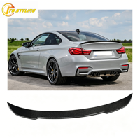 Aileron arrière en fibre de carbone style CS pour BMW F82 M4 2014-ON, aileron de coffre, accessoires extérieurs, kit carrosserie