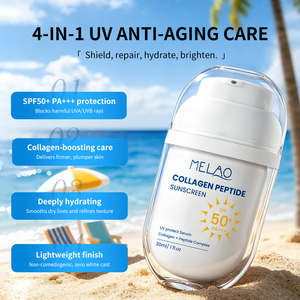 <span class=keywords><strong>Crema</strong></span> <span class=keywords><strong>Solare</strong></span> Leggera ODM con Peptidi di Collagene SPF <span class=keywords><strong>50</strong></span>+, Idratante, Finitura Luminosa, <span class=keywords><strong>Protezione</strong></span> <span class=keywords><strong>Viso</strong></span> Invisibile Anti-Photoaging - Product Image 3