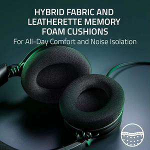 Auriculares para Juegos con Cable Razer Kraken V4 X, Controladores de 40 mm, Micrófono Dinámico Cardioide, Almohadillas de Espuma Viscoelástica, Cable Tipo C y Tipo PC para Mac, PS5 - Product Image 6