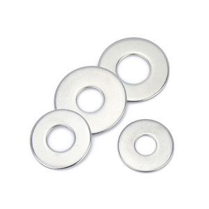 แหวนรองสแตนเลส 304 แบบแบน M6 M10 หนาขึ้น มาตรฐาน GB96 สำหรับอุตสาหกรรมก่อสร้าง - Product Image 1