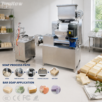 Machine automatique de fabrication de savon : estampage, moulage, formage de savon en barre, production de savon de lessive et de savon de toilette, fonctionnement fiable