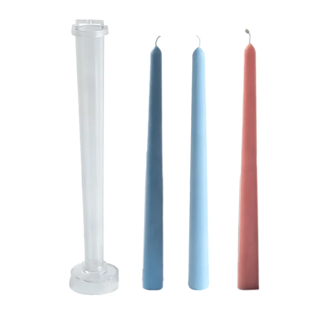 OEM DIY Art Crafts Tool Handmade Making Christmas Plastic injection Candle Mould Taper Pillar Candle Mold