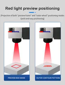 Geïntegreerde Mini Draagbare Opvouwbare Laserprinter Fiber Laser Graveermachine Voor Metalen En Niet-Metalen Lage Verzendkosten 20W 30W