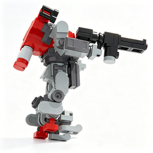 Tower Defender Unit‑3 Tactical Support Mecha Warrior DIY Building Bricks Set Robot building <b>Blocks</b> STEM MOC Wargame Construction - Product Image 6