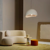 Suspension Créative en Résine Wabi-Sabi, Lampes Élégantes et Minimalistes pour Cuisine & Restaurant, Commande par Interrupteur, Forme Longue