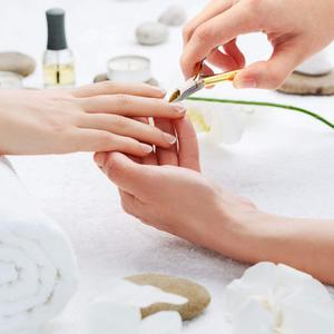 Ensemble de coupe-ongles en acier inoxydable, 3 pièces, coupe-cuticules à mâchoires larges, ciseaux de manucure et pédicure dorés - Product Image 3
