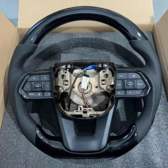 High Quality Steering Wheel For Toyota LC300 500 Land Cruiser Prado Sequoia Fortuner 4Runner Highlander Camry Hailax