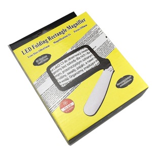 LED genggam kaca pembesar persegi panjang untuk membaca kaca pembesar Premium - Product Image 5